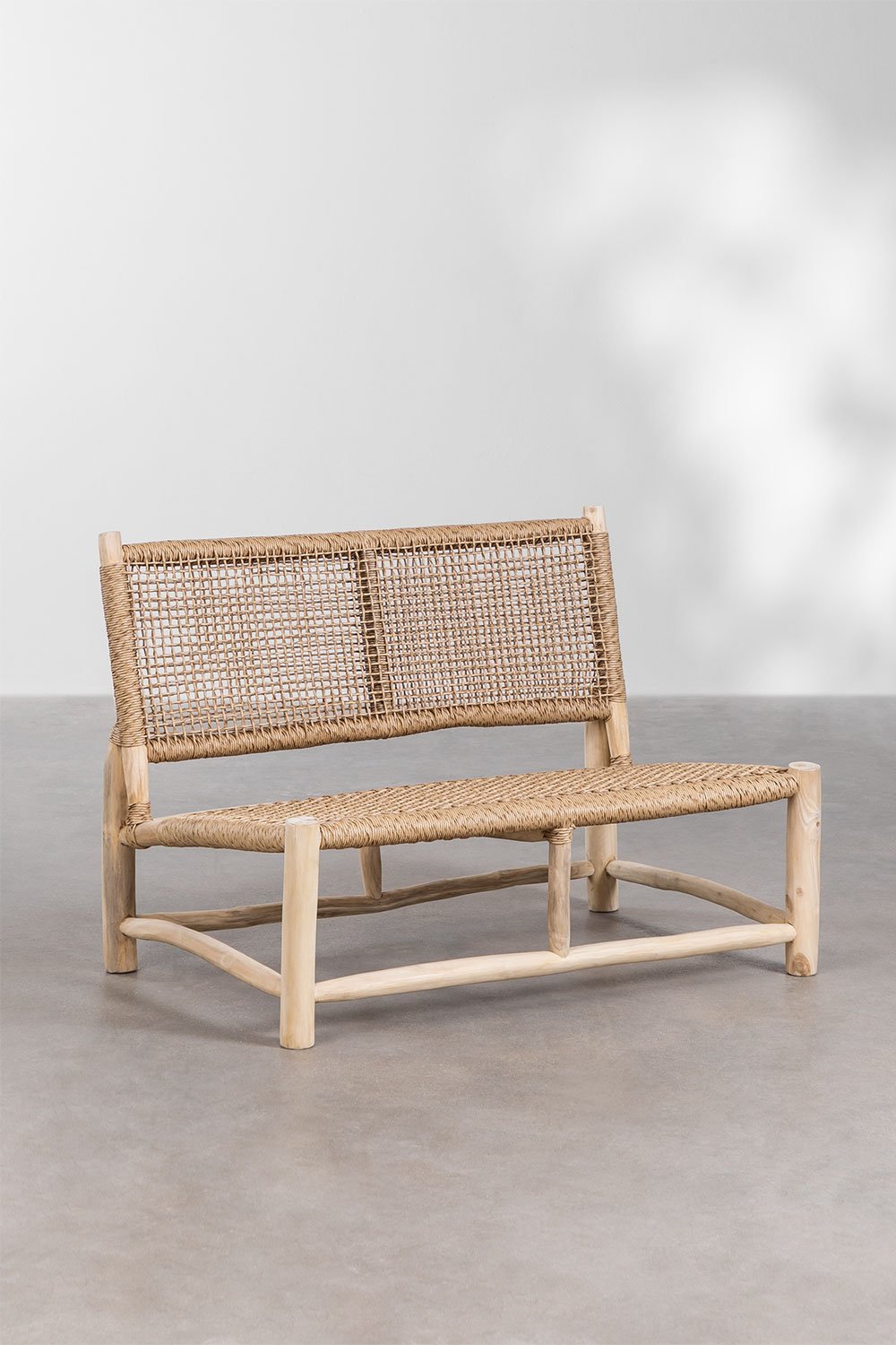 2-Sitzer Gartensofa aus Teakholz Bientina, Galeriebild 2