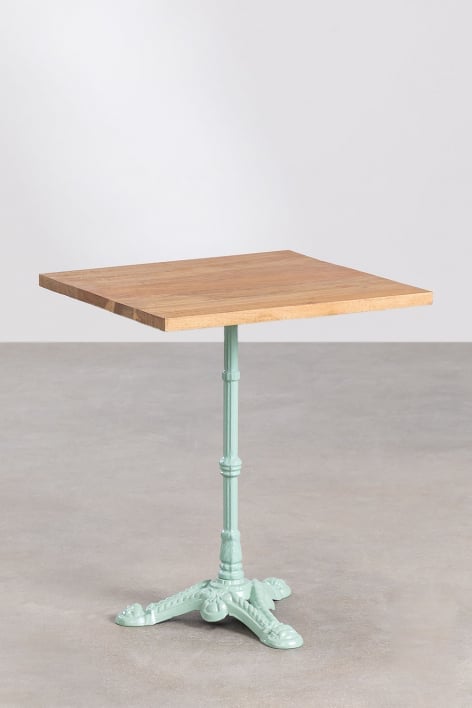 Quadratischer Bartisch in Akazienholz Vienna