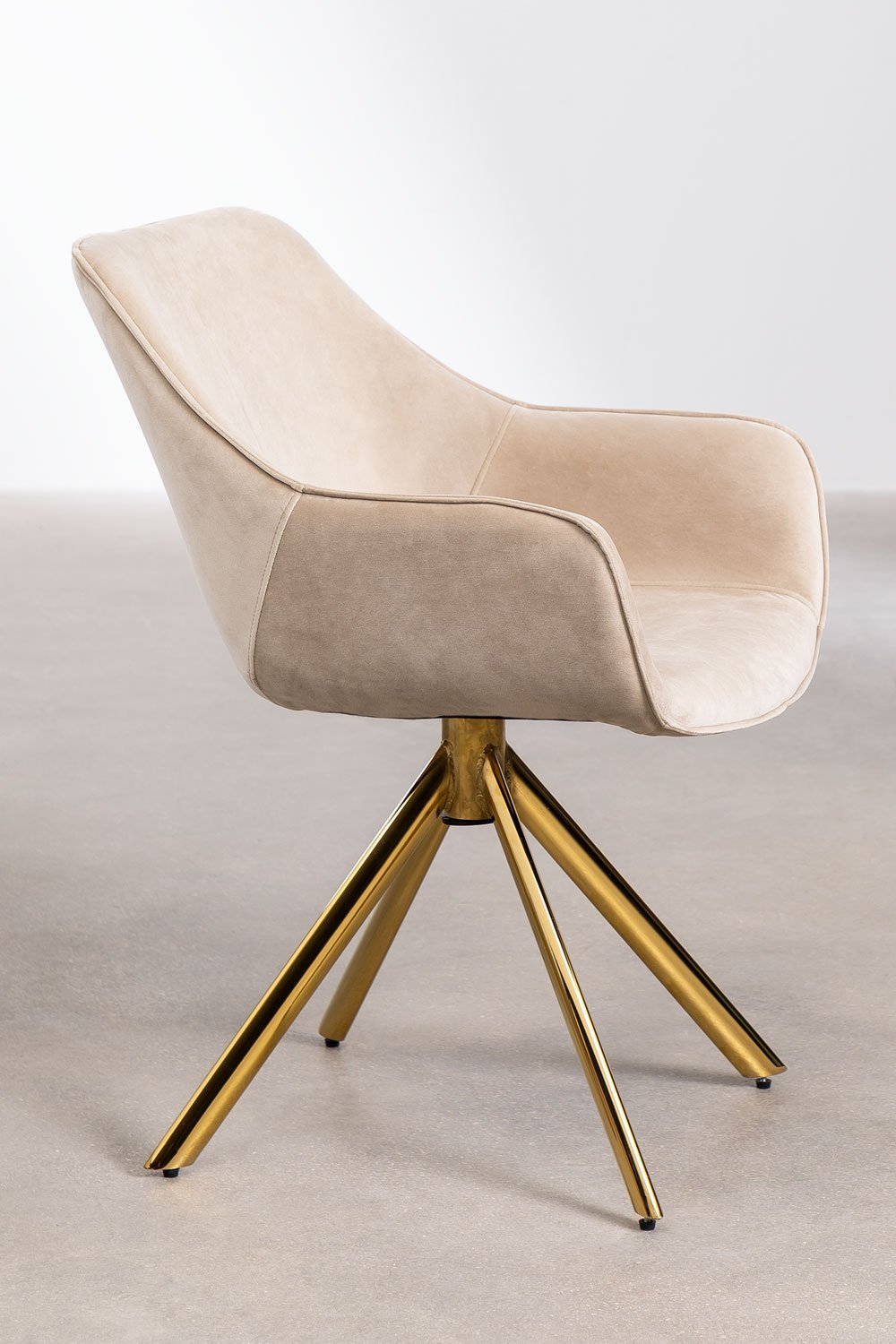 4er Set Esszimmerstühle aus Samt Lucy, Galeriebild 2