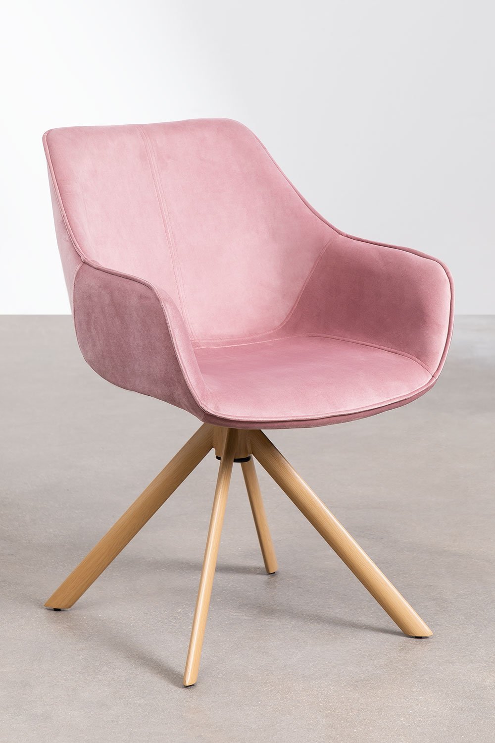 4er Set Esszimmerstühle aus Samt Lucy, Galeriebild 1