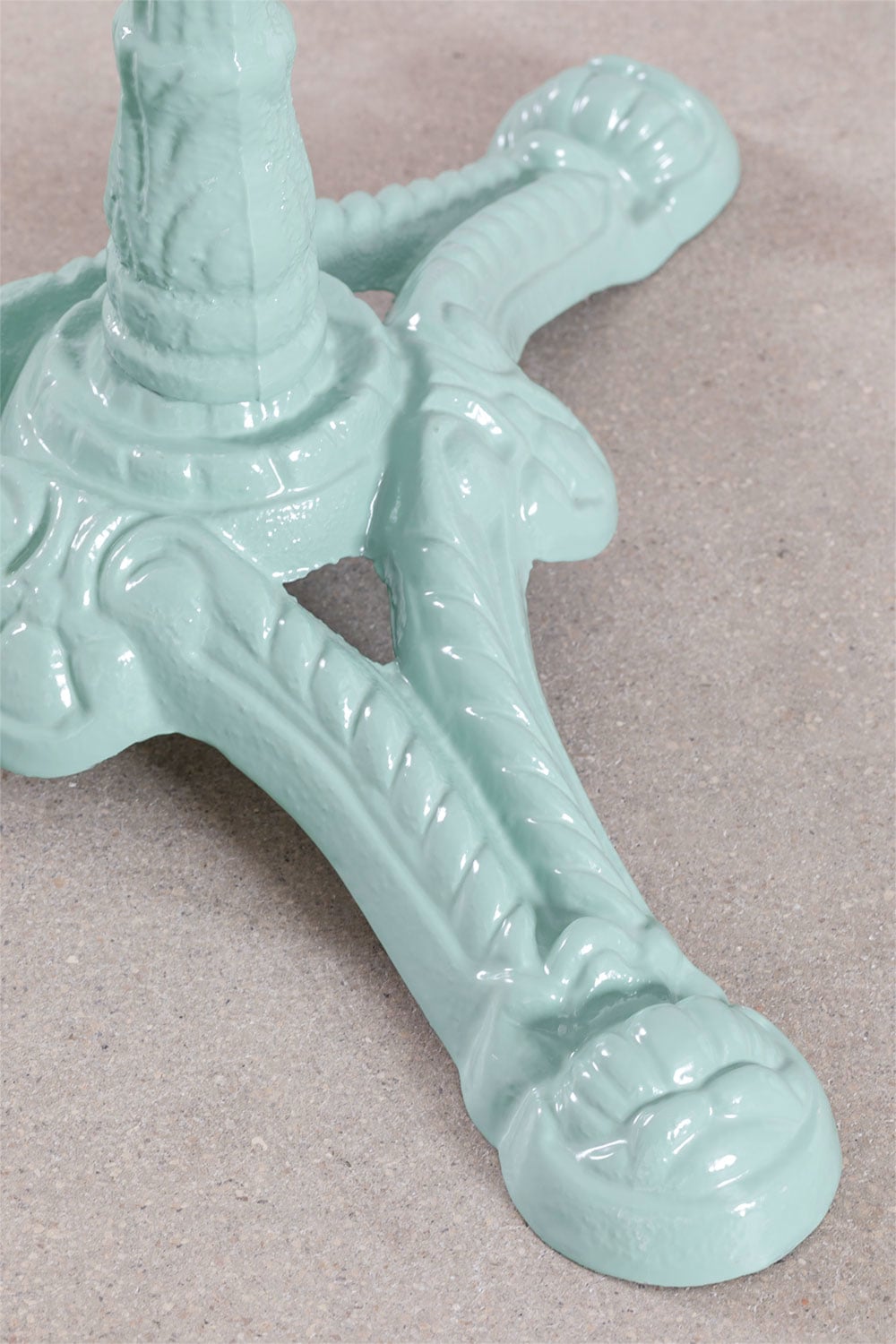 Runder Bartisch aus Marmor Moka, Galeriebild 4