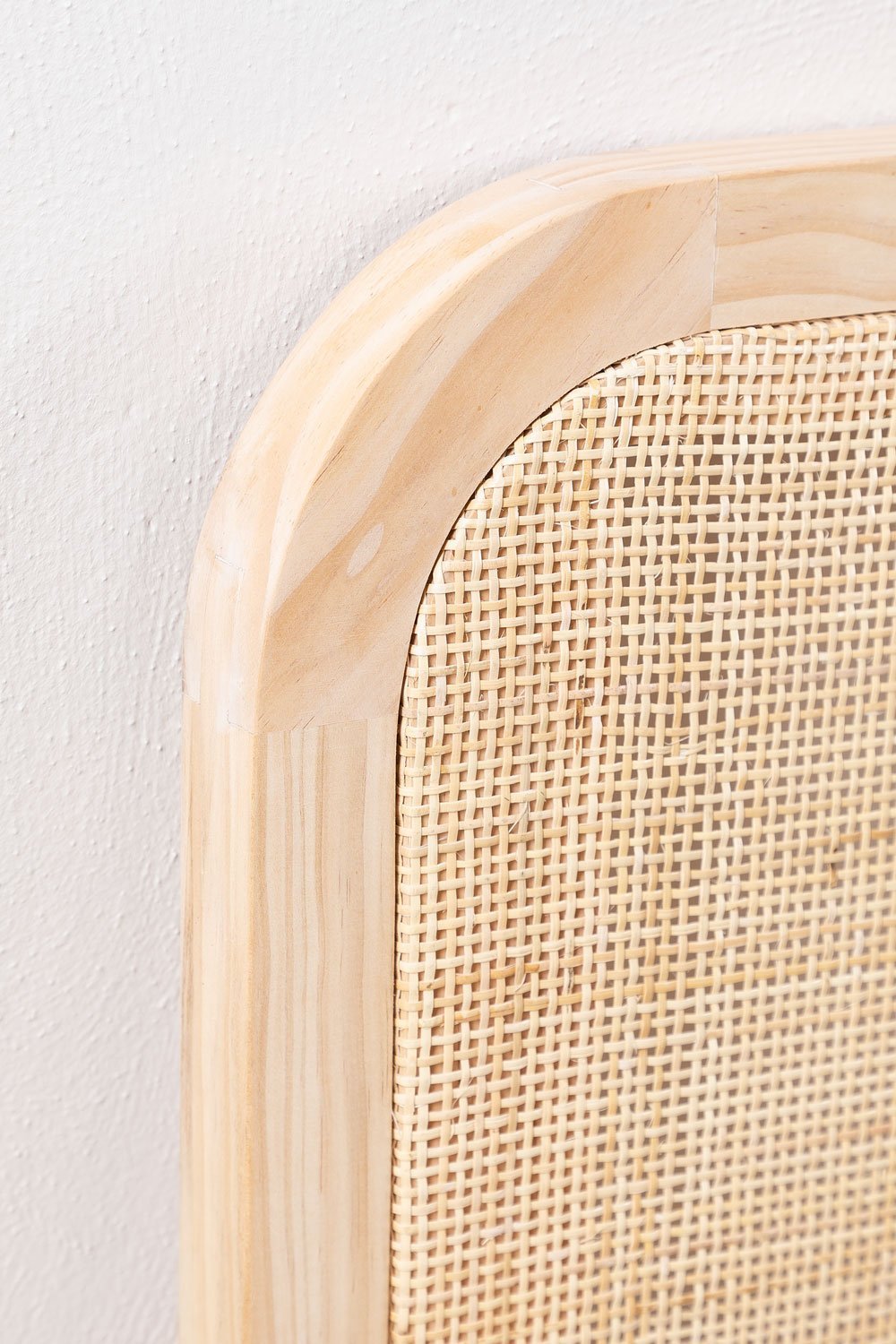 Bettkopfteil für 135cm aus Naturholz Reyna, Galeriebild 4