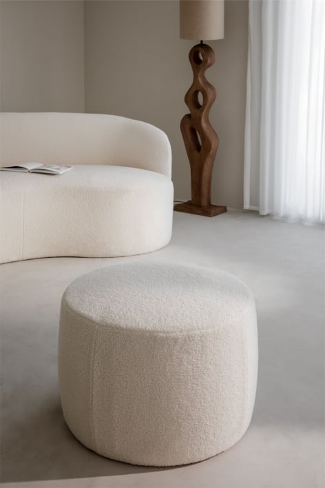 Pouf in Chenille Jaldinguer