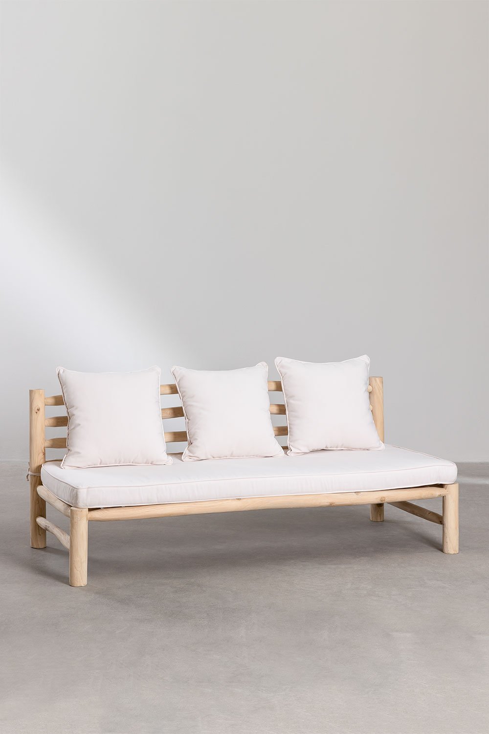 3-Sitzer-Sofa aus Teakholz Nabila , Galeriebild 1