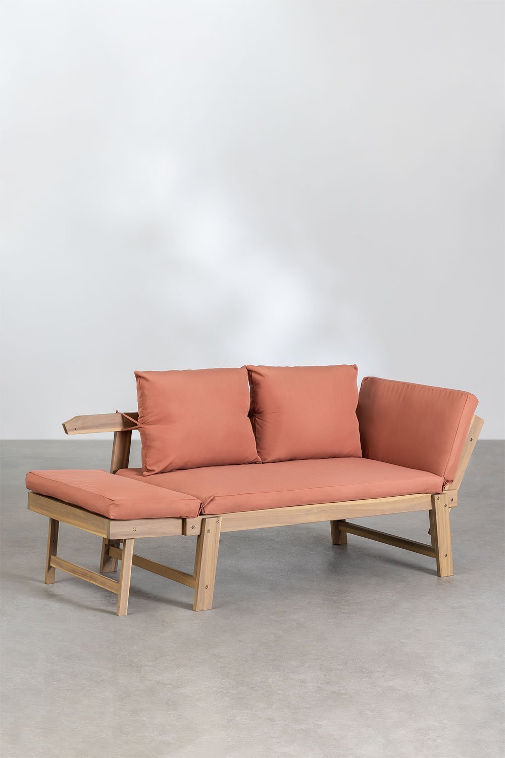 3-Sitzer-Gartensofa verstellbar aus Akazienholz Guille, Galeriebild 3