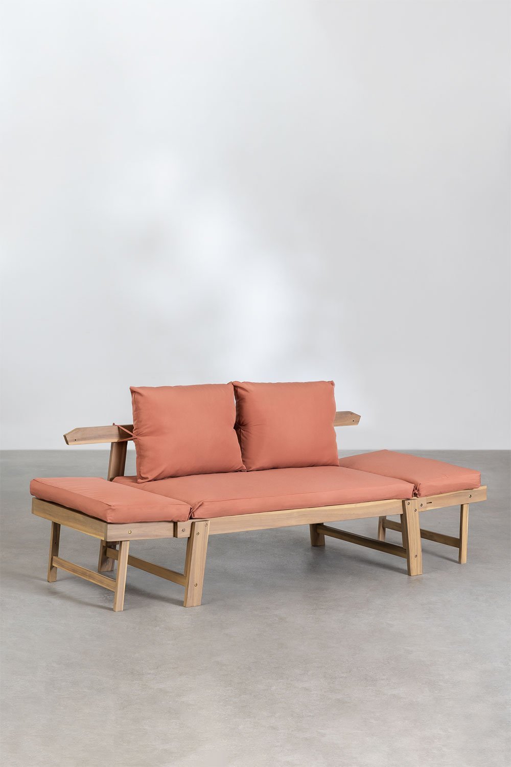 3-Sitzer-Gartensofa verstellbar aus Akazienholz Guille, Galeriebild 4