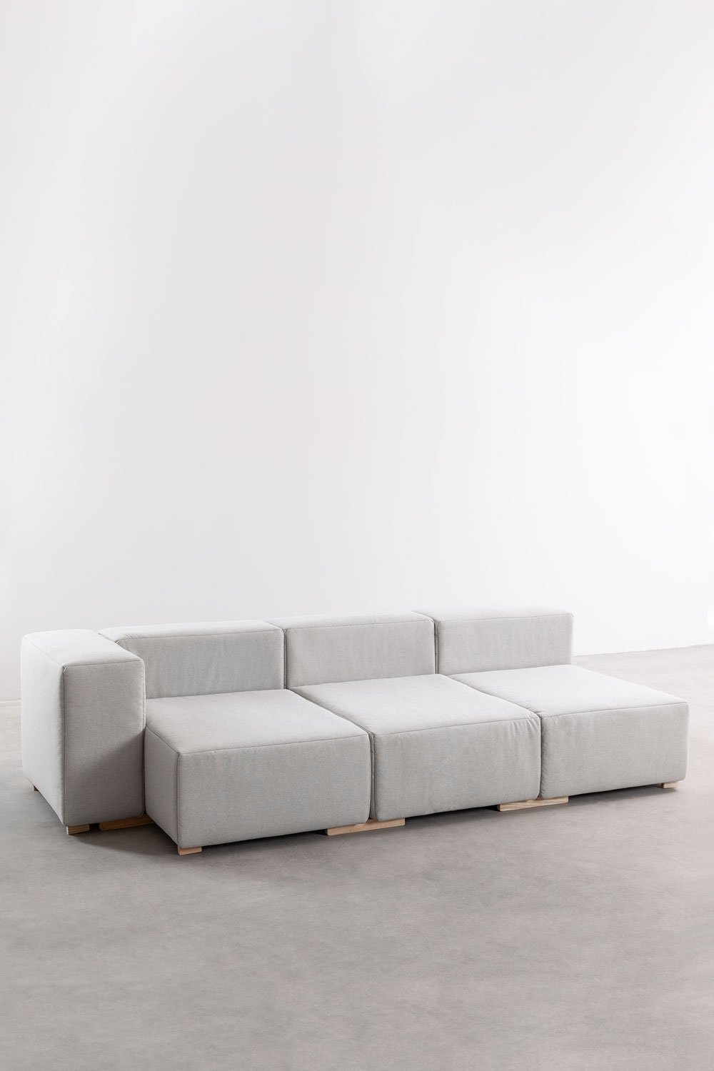 3-teiliges modulares Sofa mit 1 Armlehne Robert, Galeriebild 1