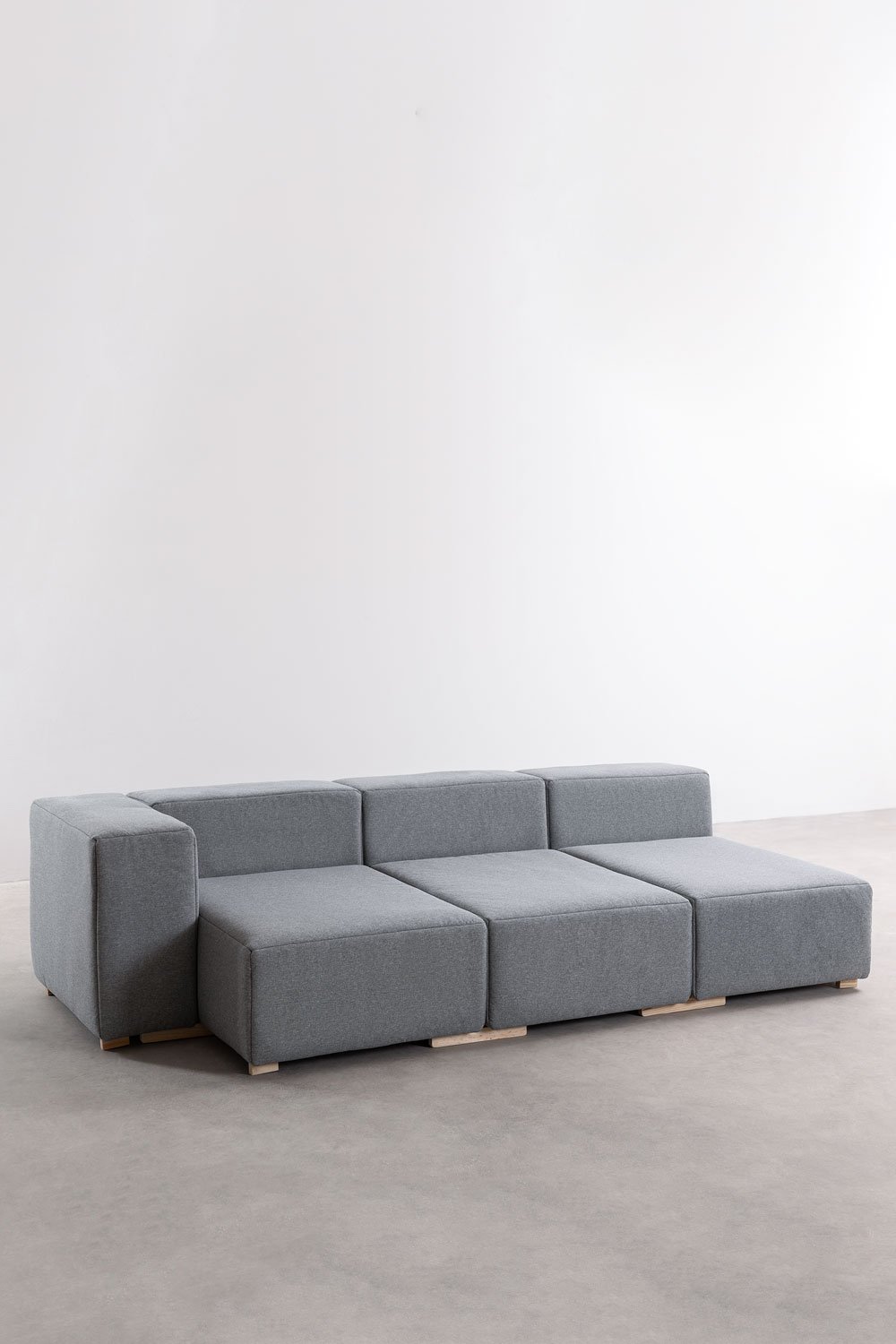 3-teiliges modulares Sofa mit 1 Armlehne Robert, Galeriebild 1