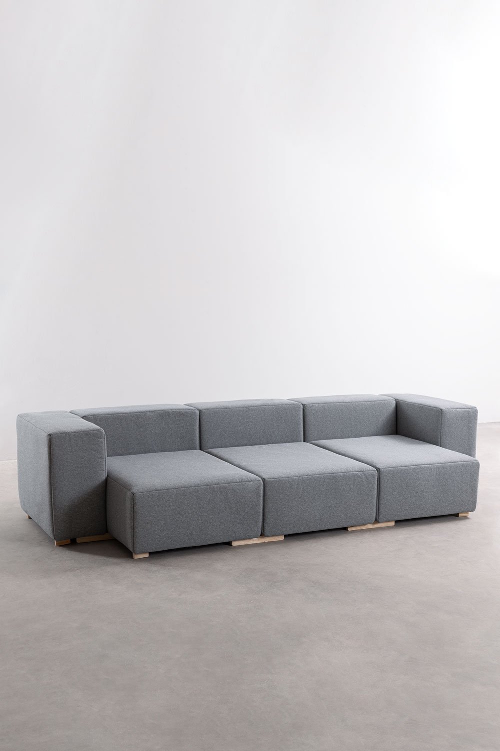 3-teiliges modulares Sofa mit 2 Armlehnen Robert, Galeriebild 1