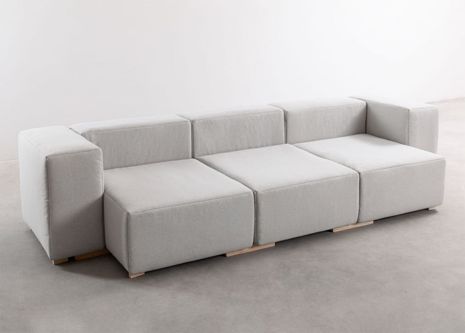 3-teiliges modulares Sofa mit 2 Armlehnen Robert