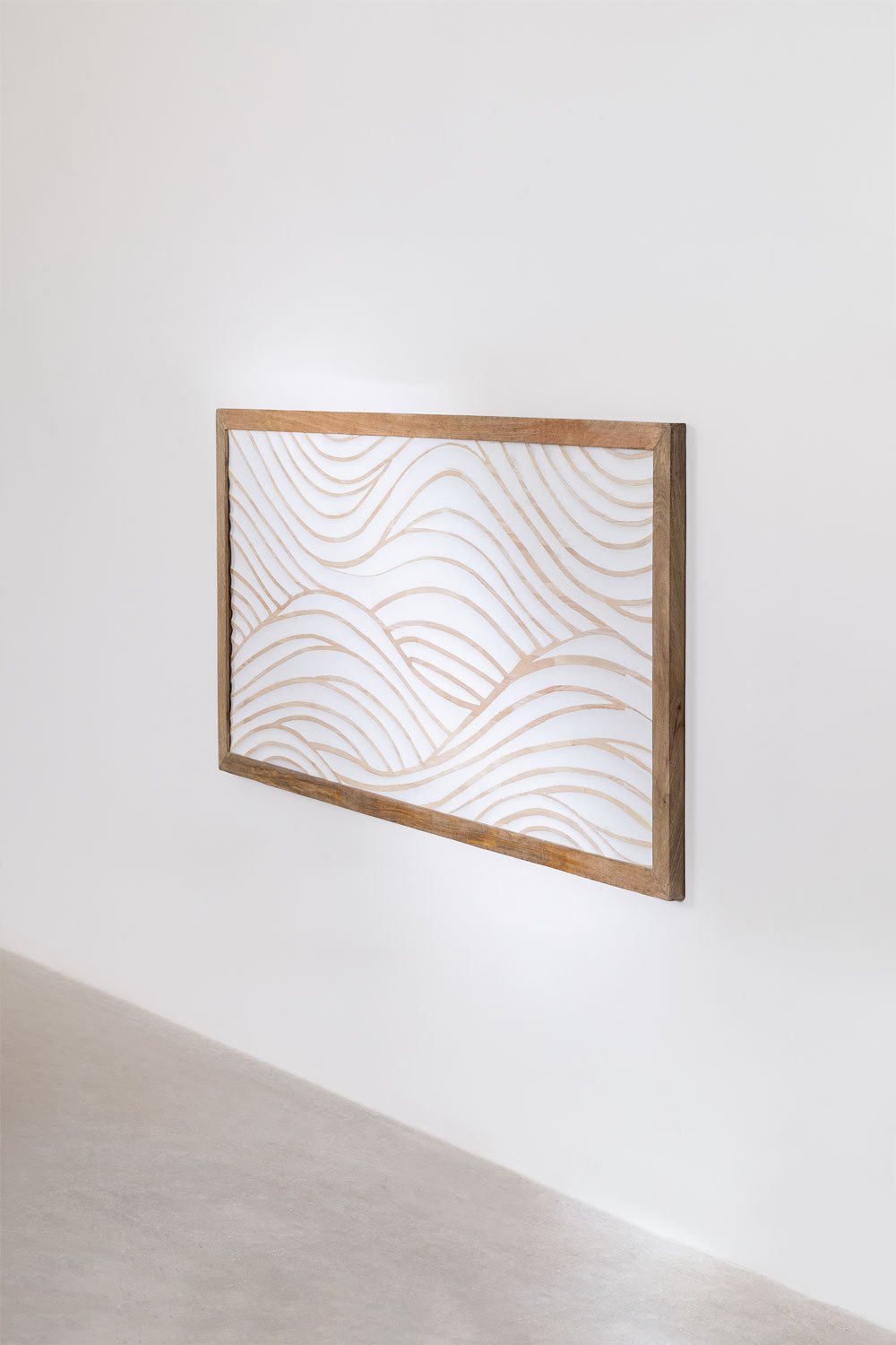 Kopfteil für 150 cm Bett aus Mangoholz Myanna, Galeriebild 3