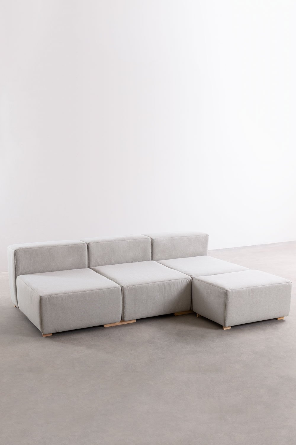4-Teiliges Modulares Sofa mit Chaise Lounge Robert, Galeriebild 1