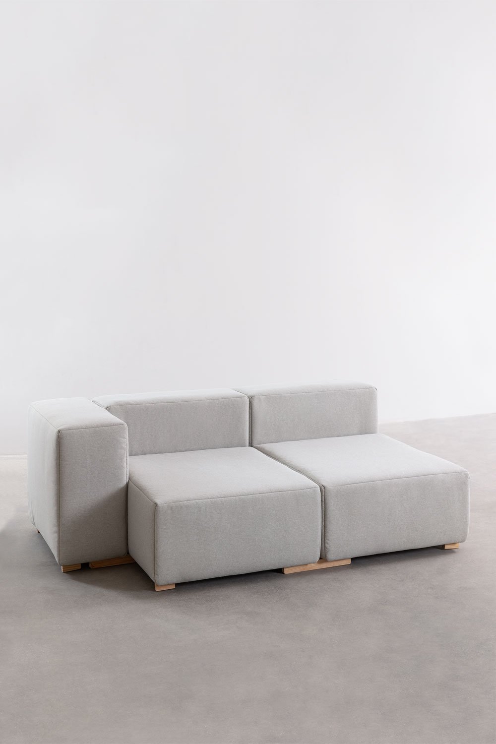 2-teiliges modulares Sofa mit 1 Armlehne Robert, Galeriebild 1