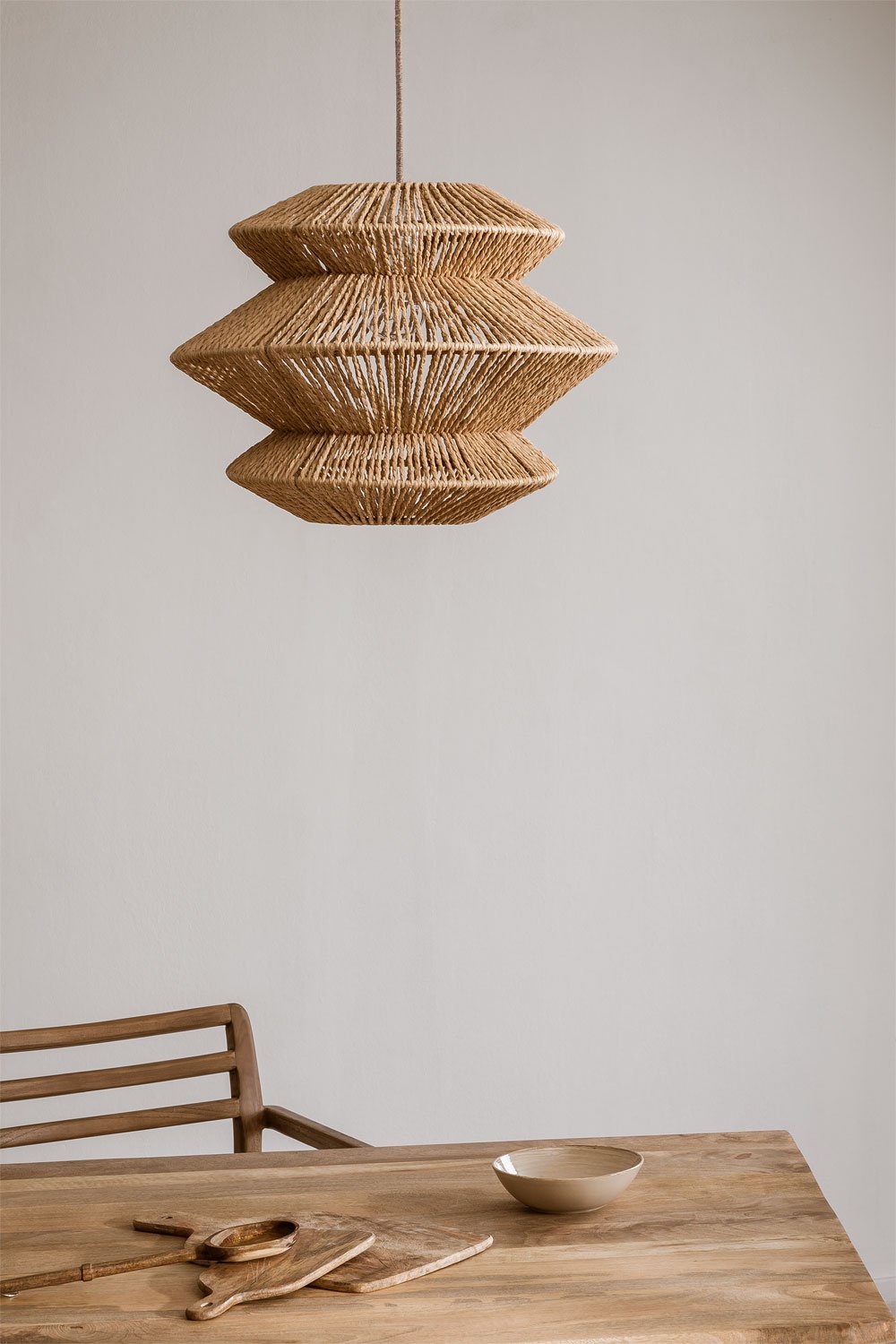Lampenschirm aus geflochtenem Papier Turnner, Galeriebild 1