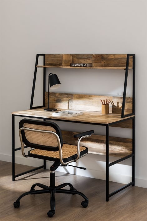 Schreibtisch aus recyceltem Holz Student