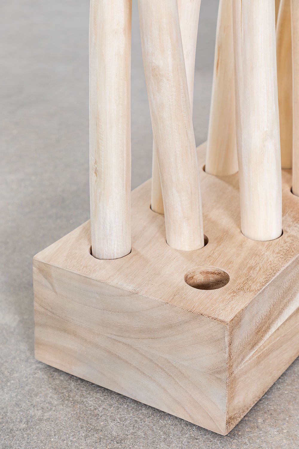 Paravent aus Teakholz Narel, Galeriebild 5