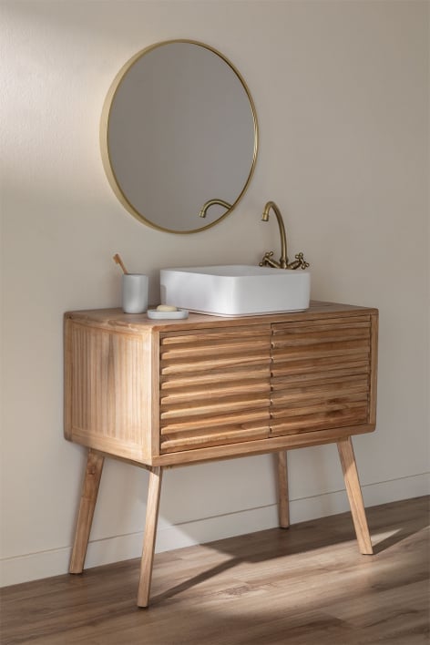 Badezimmermöbel aus Holz Deleyna