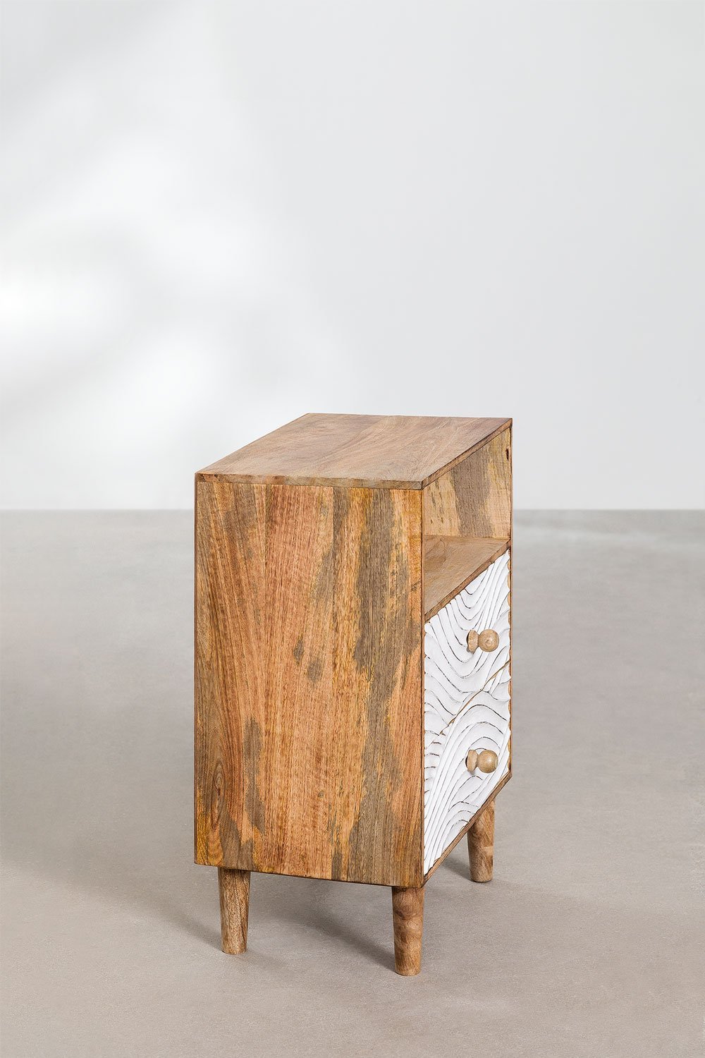 Myanna Nachttisch aus Mangoholz, Galeriebild 4