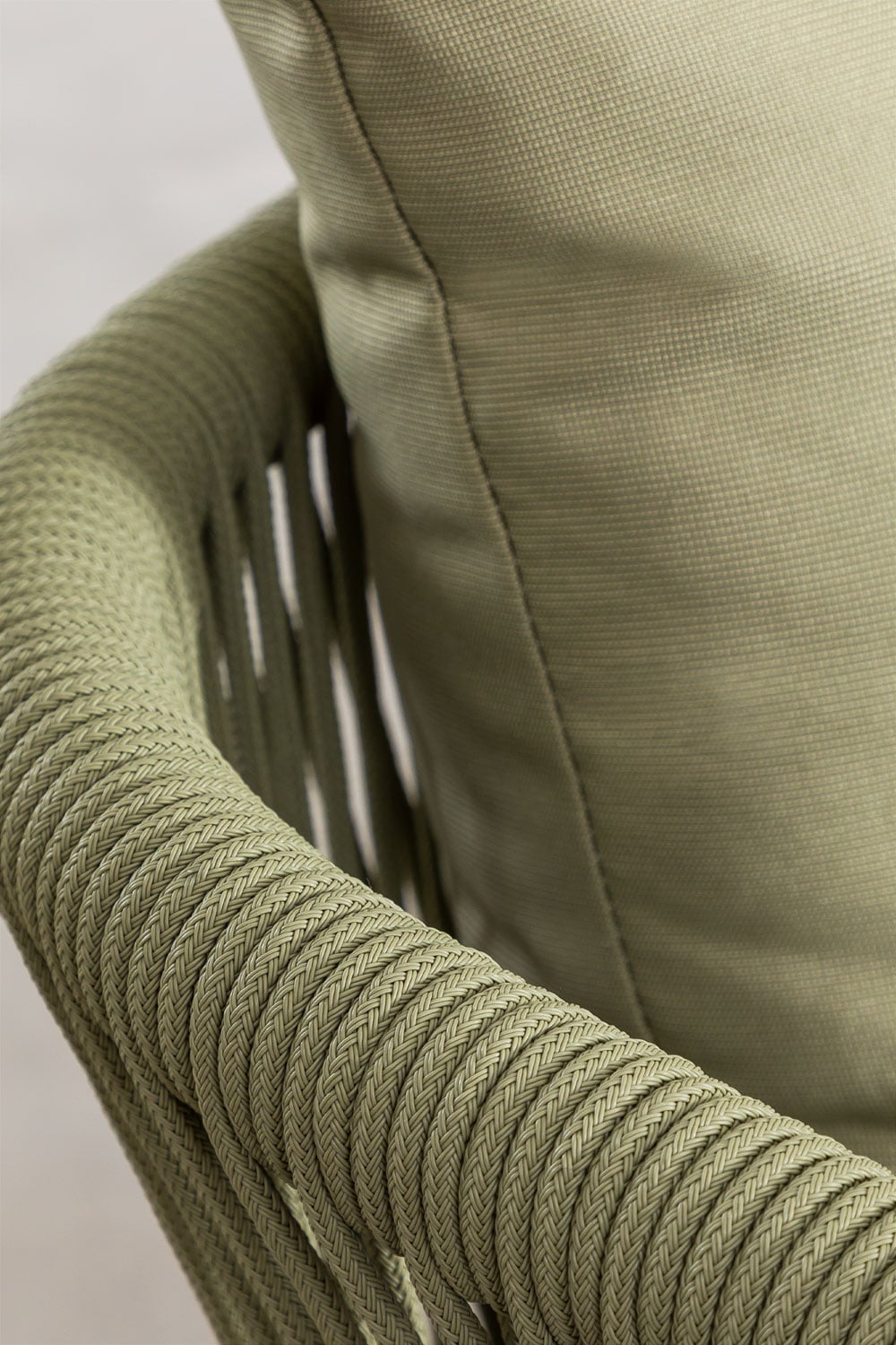 Esszimmerstuhl mit Armlehnen aus Akazienholz und geflochtener Schnur Barker, Galeriebild 5