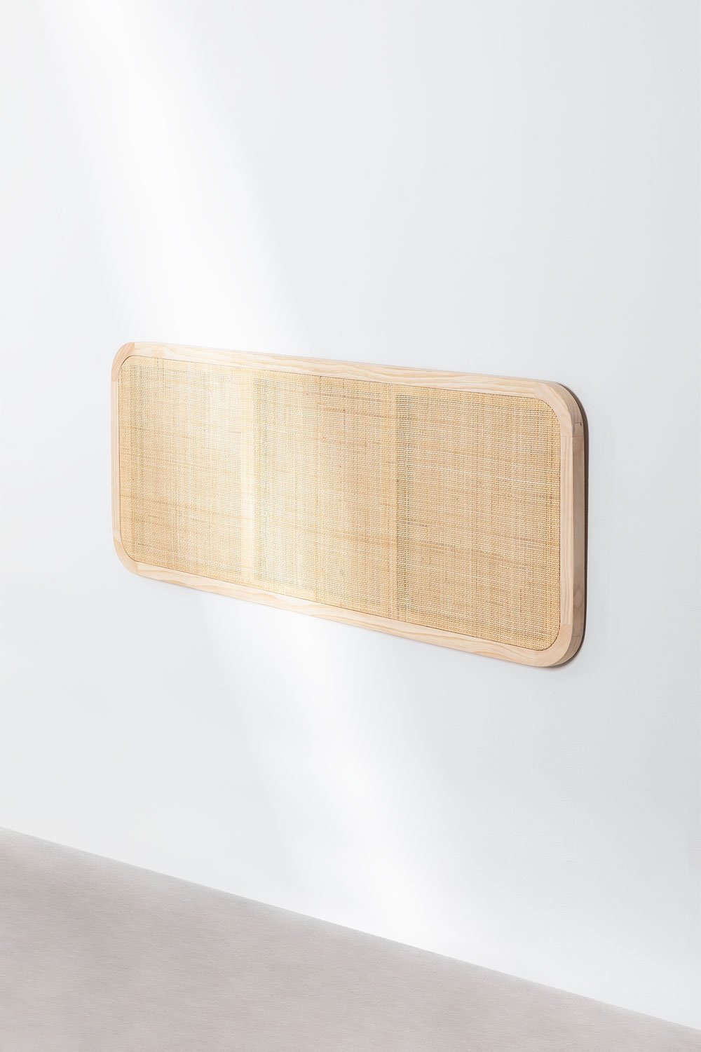 Bettkopfteil für 150cm aus Naturholz Reyna, Galeriebild 3