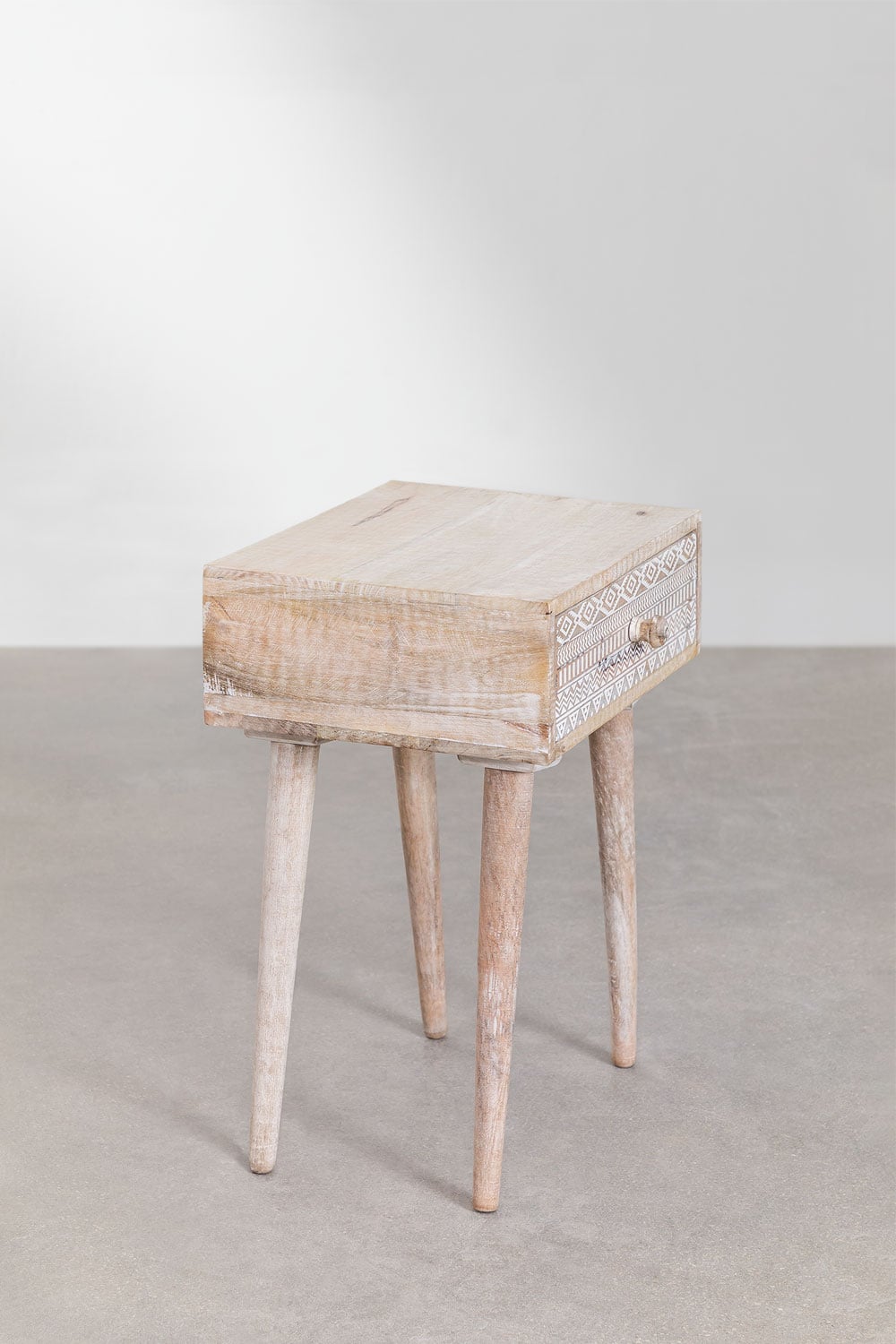 Ukurla Nachttisch aus Mangoholz, Galeriebild 4