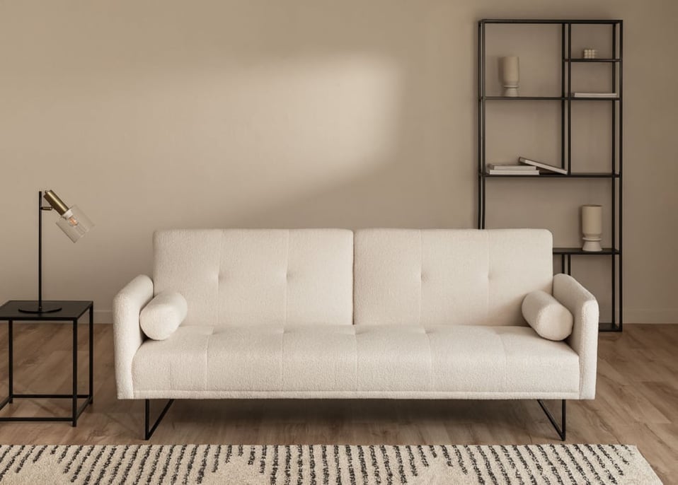 3-Sitzer Schlafsofa aus Chenille Jehrd