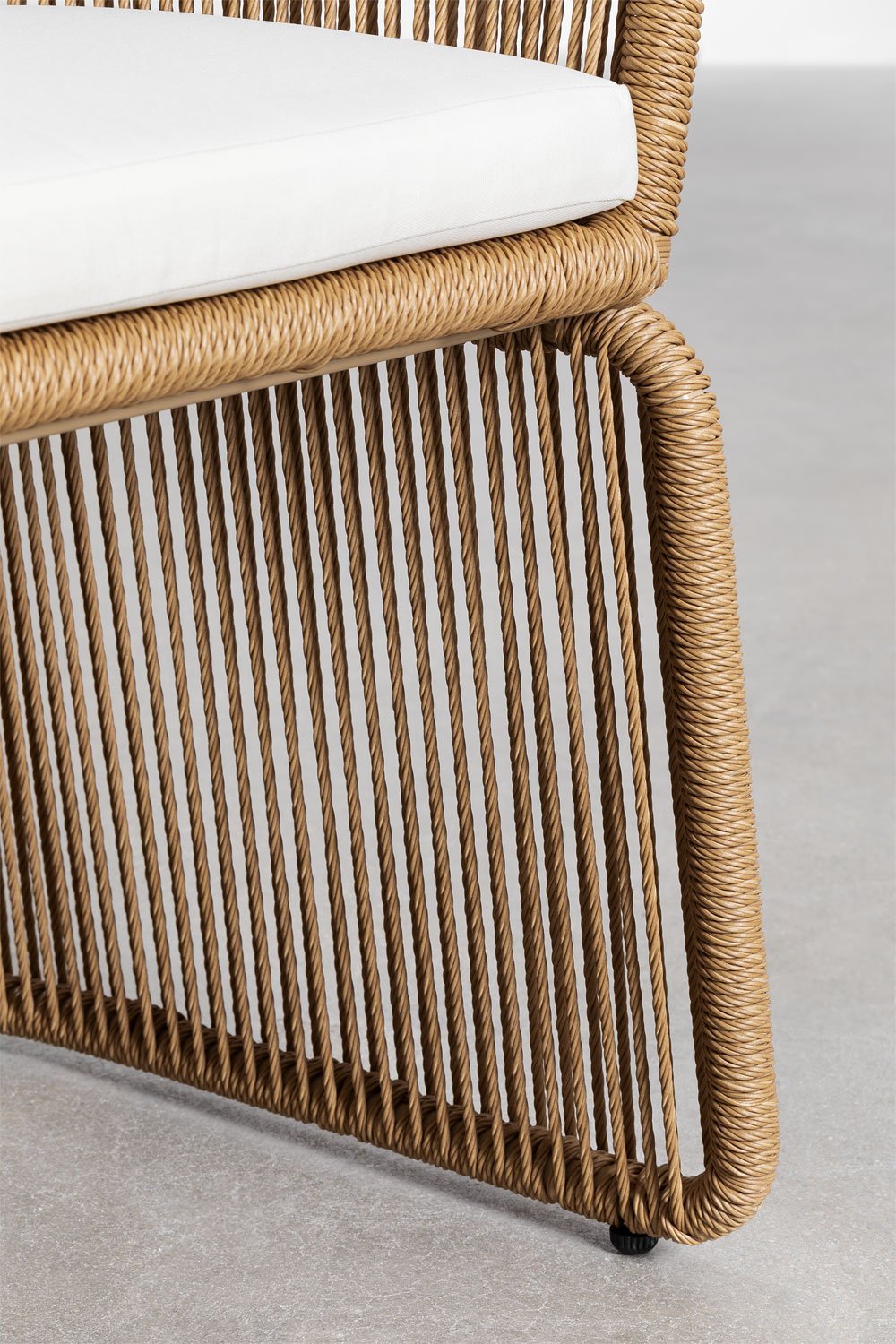 4er-Set Gartenstühle aus synthetischem Rattan Snyder, Galeriebild 6