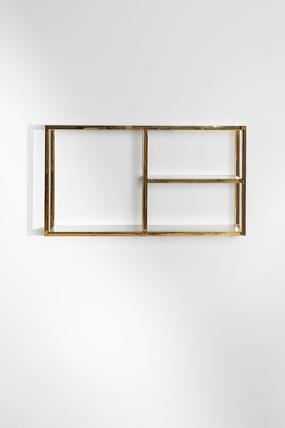 Wandregal aus Glas und Stahl Amelia, Galeriebild 4