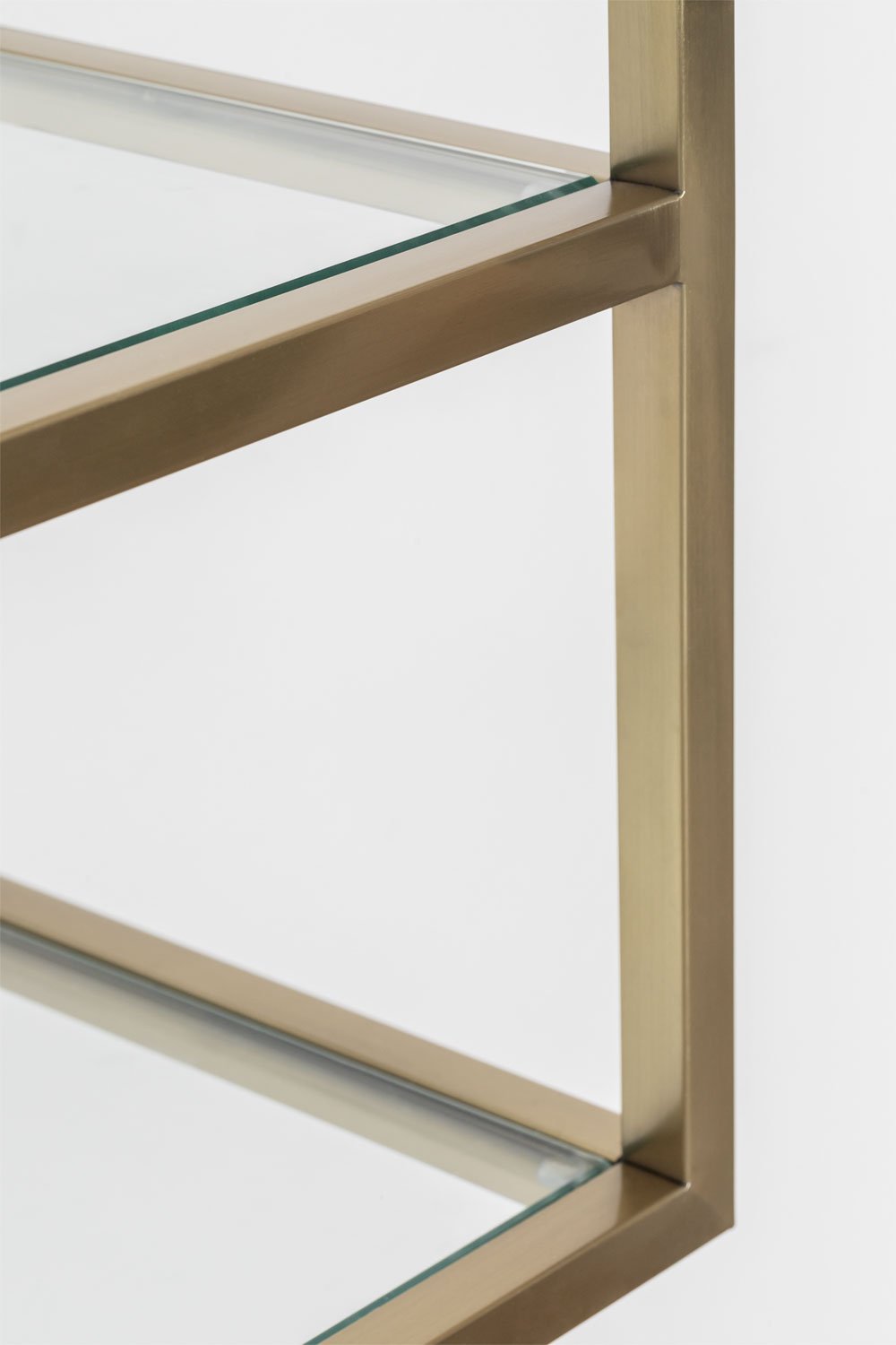 Wandregal aus Glas und Stahl Amelia, Galeriebild 5