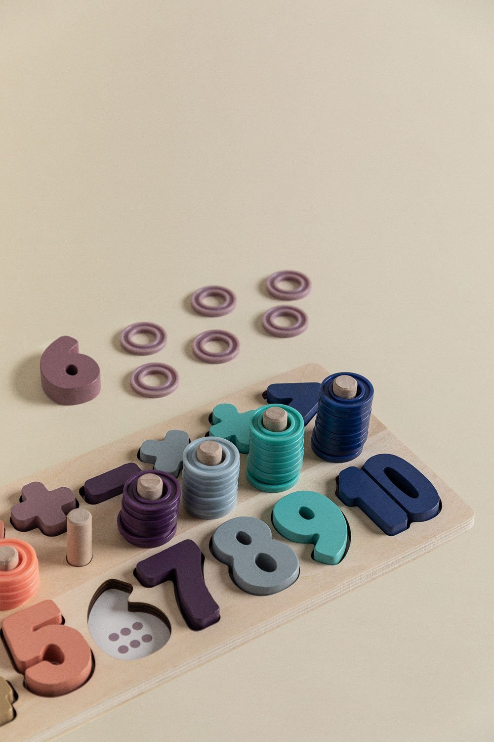 Puzzle mit Zahlen aus Holz Sesil Kids, Galeriebild 4