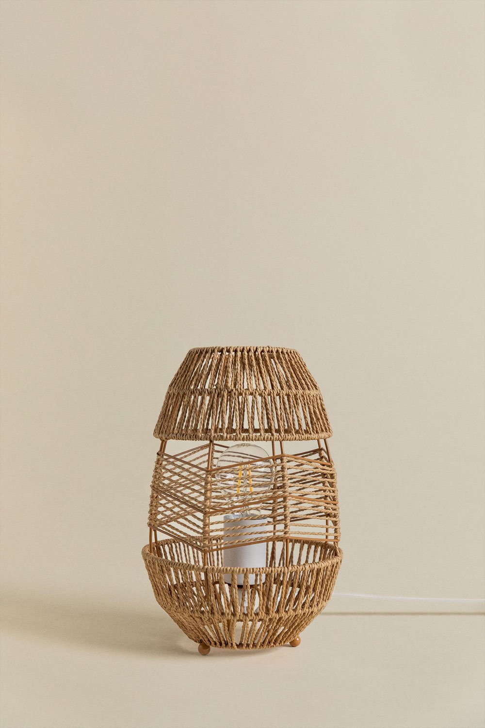 Tischlampe aus geflochtenem Papier Menak , Galeriebild 5