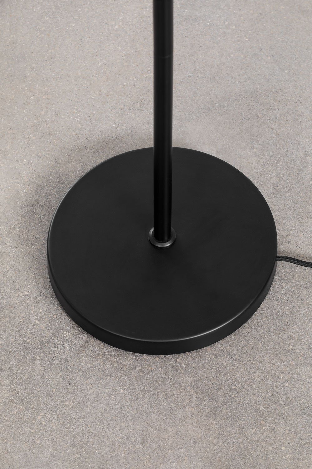 Stehlampe aus Eisen und geflochtenem Papier Casandra, Galeriebild 4