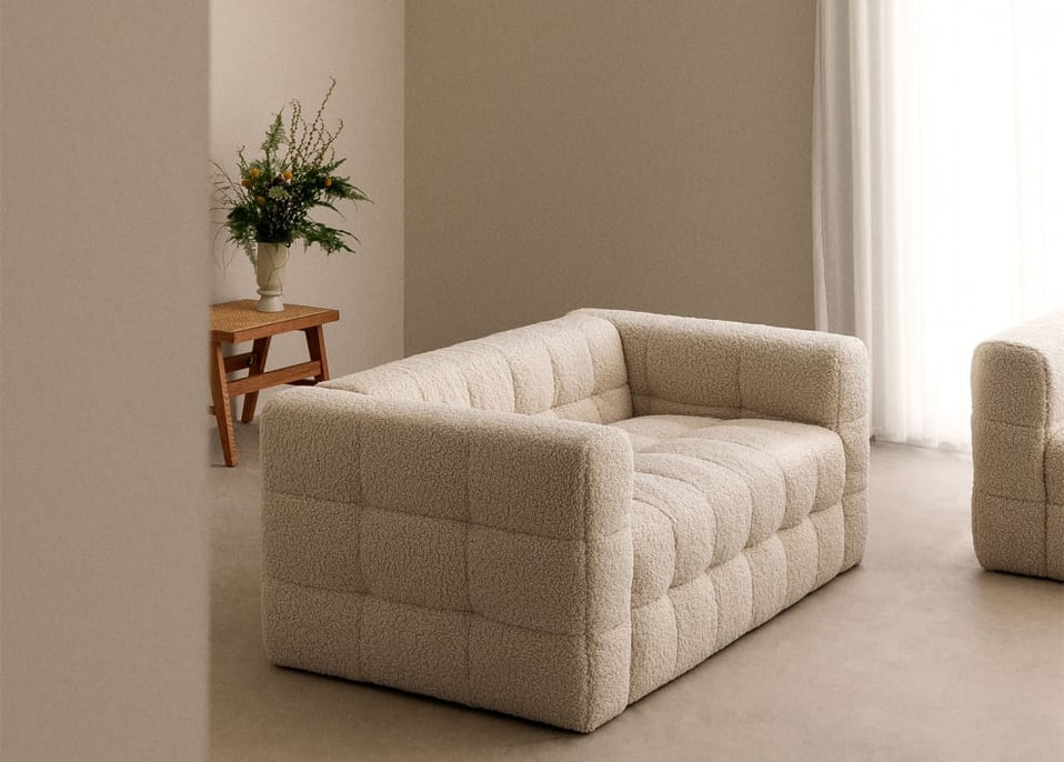 Sofa aus Chenille Harriet