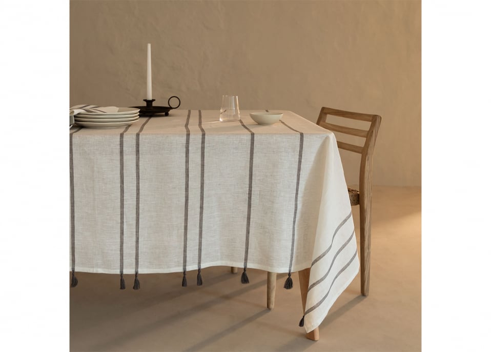 Tischdecke aus Leinen (140 x 240 cm) Isabella