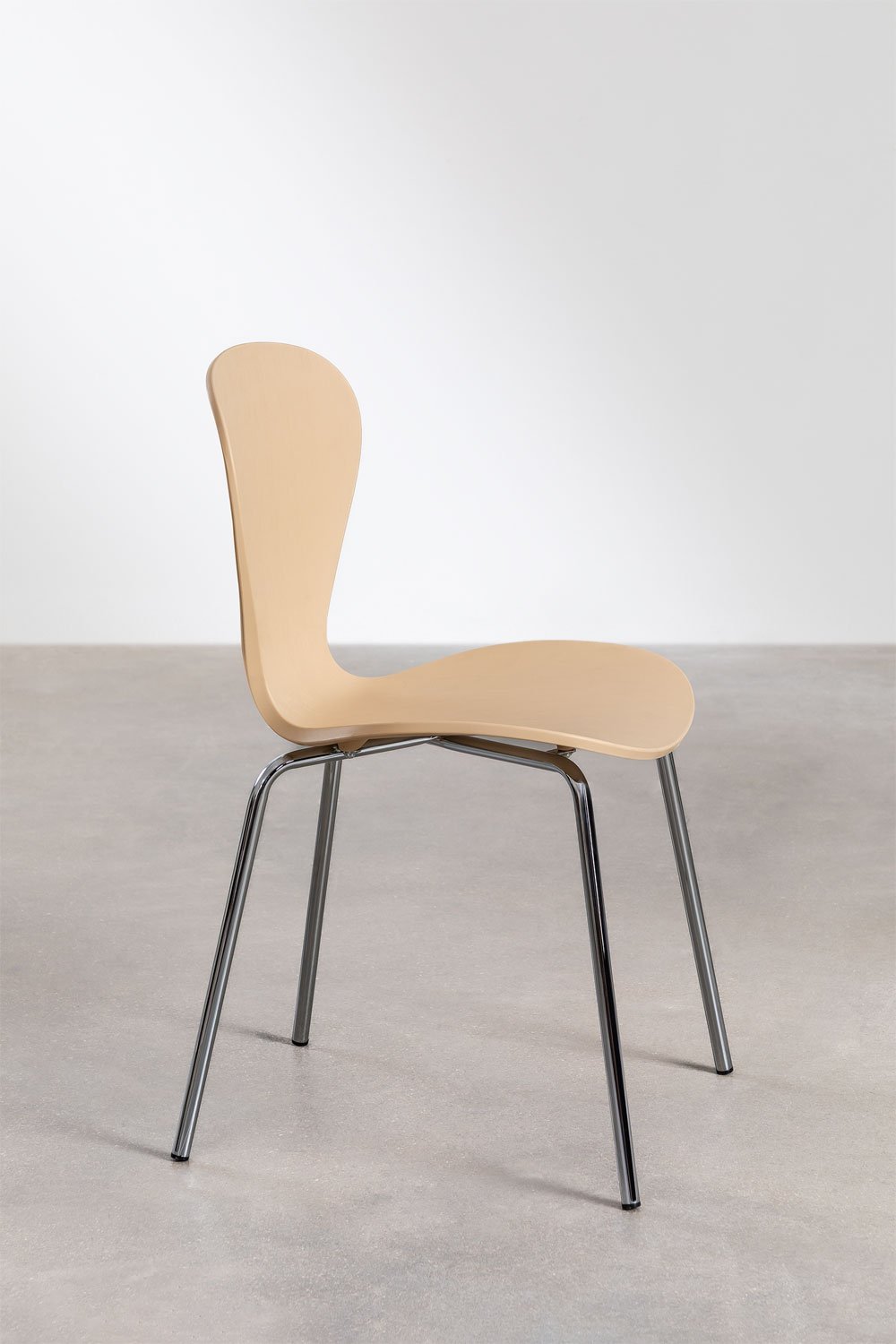 4er Set stapelbare Esszimmerstühle Uit, Galeriebild 2