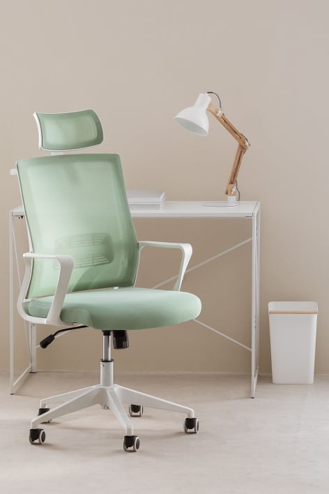 Bürostuhl mit Rollen und Armlehnen Teill Colors - Mousse-Celadon