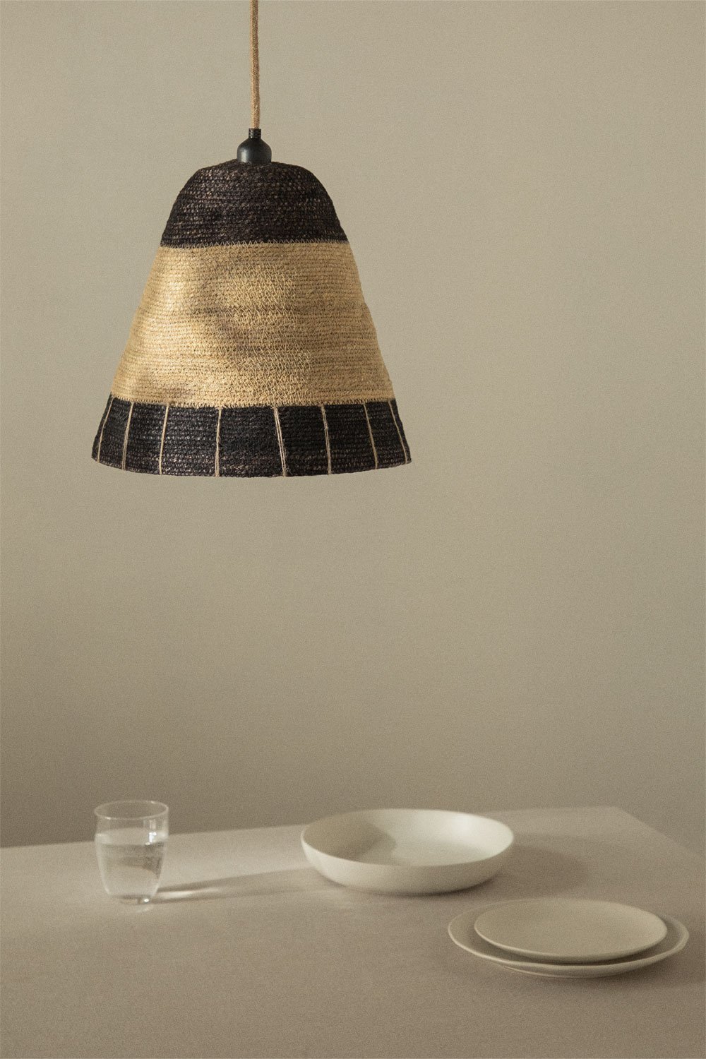 Lampenschirm aus Jute Carterio , Galeriebild 1
