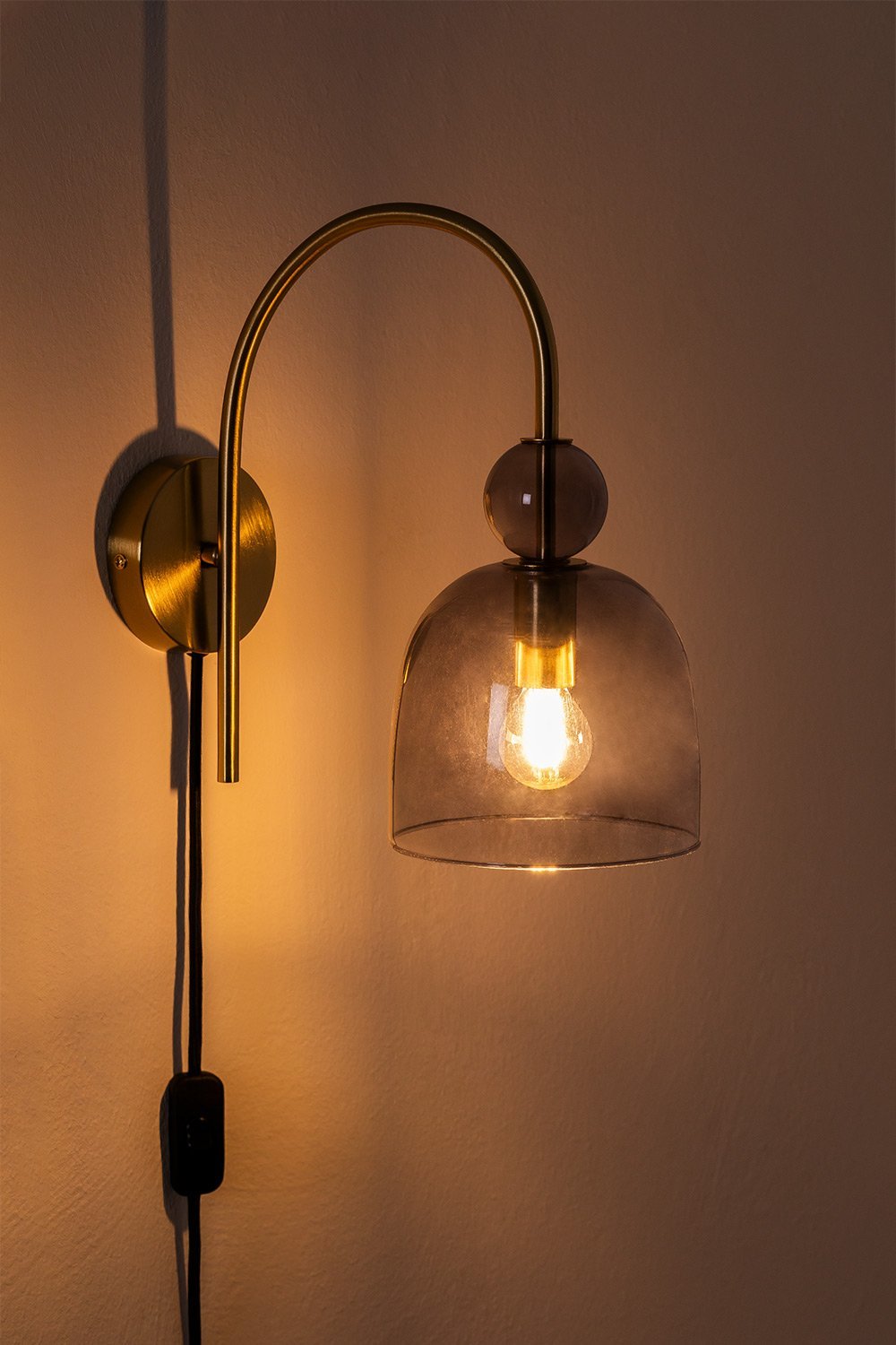 Wandlampe aus Glas Bezany, Galeriebild 2