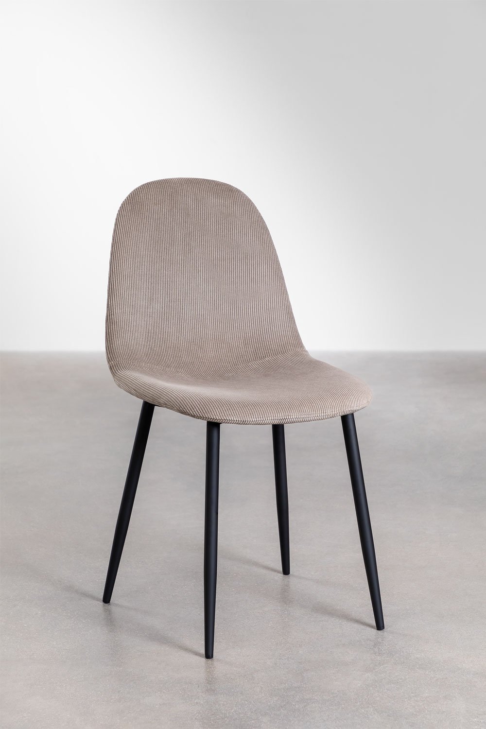 Packen Sie 2 Esszimmerstühle aus Glamm-Cord, Galeriebild 2