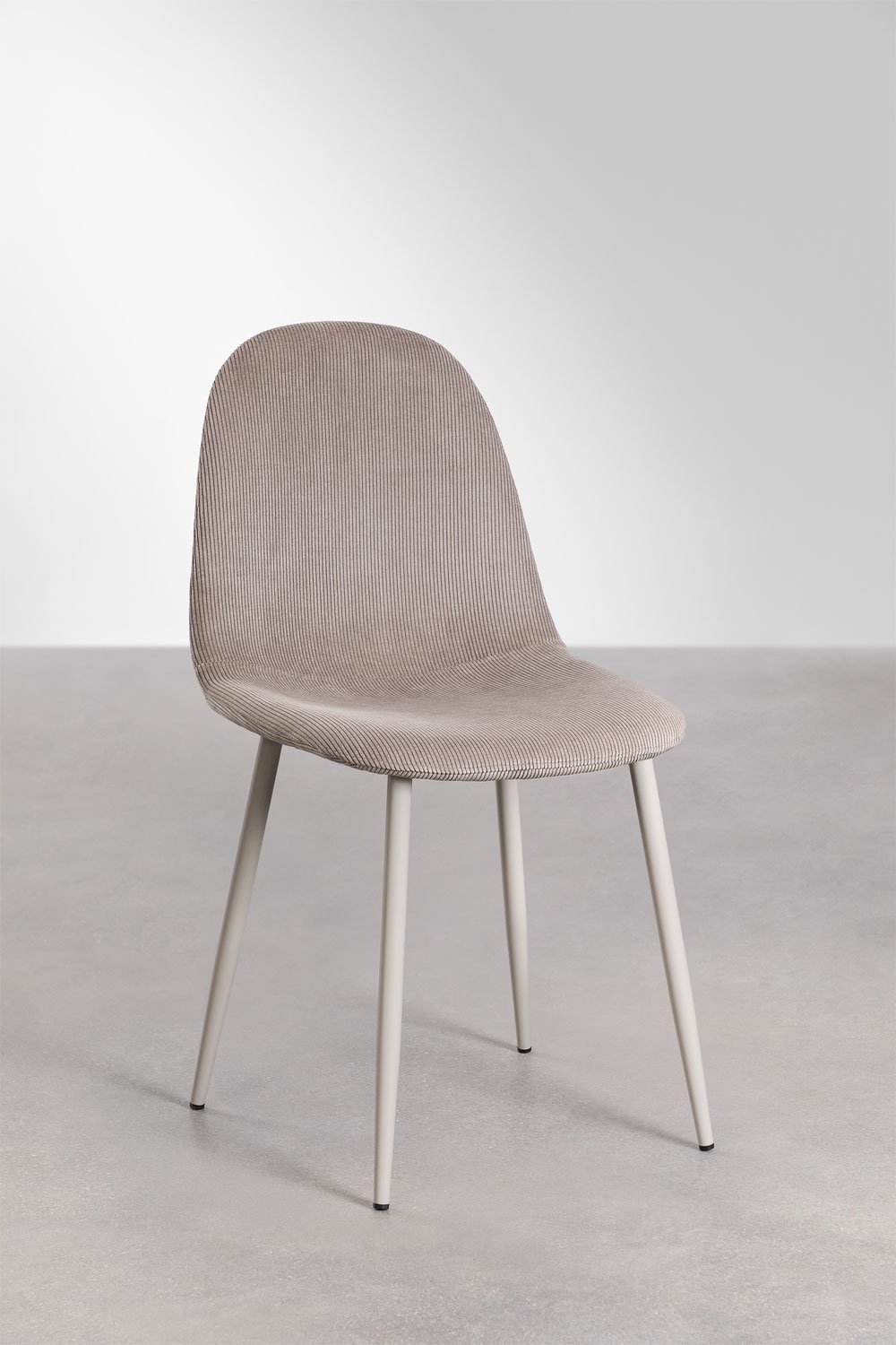 4er-Set Esszimmerstühle aus Stoff und Stahl Glamm Deluxe, Galeriebild 2