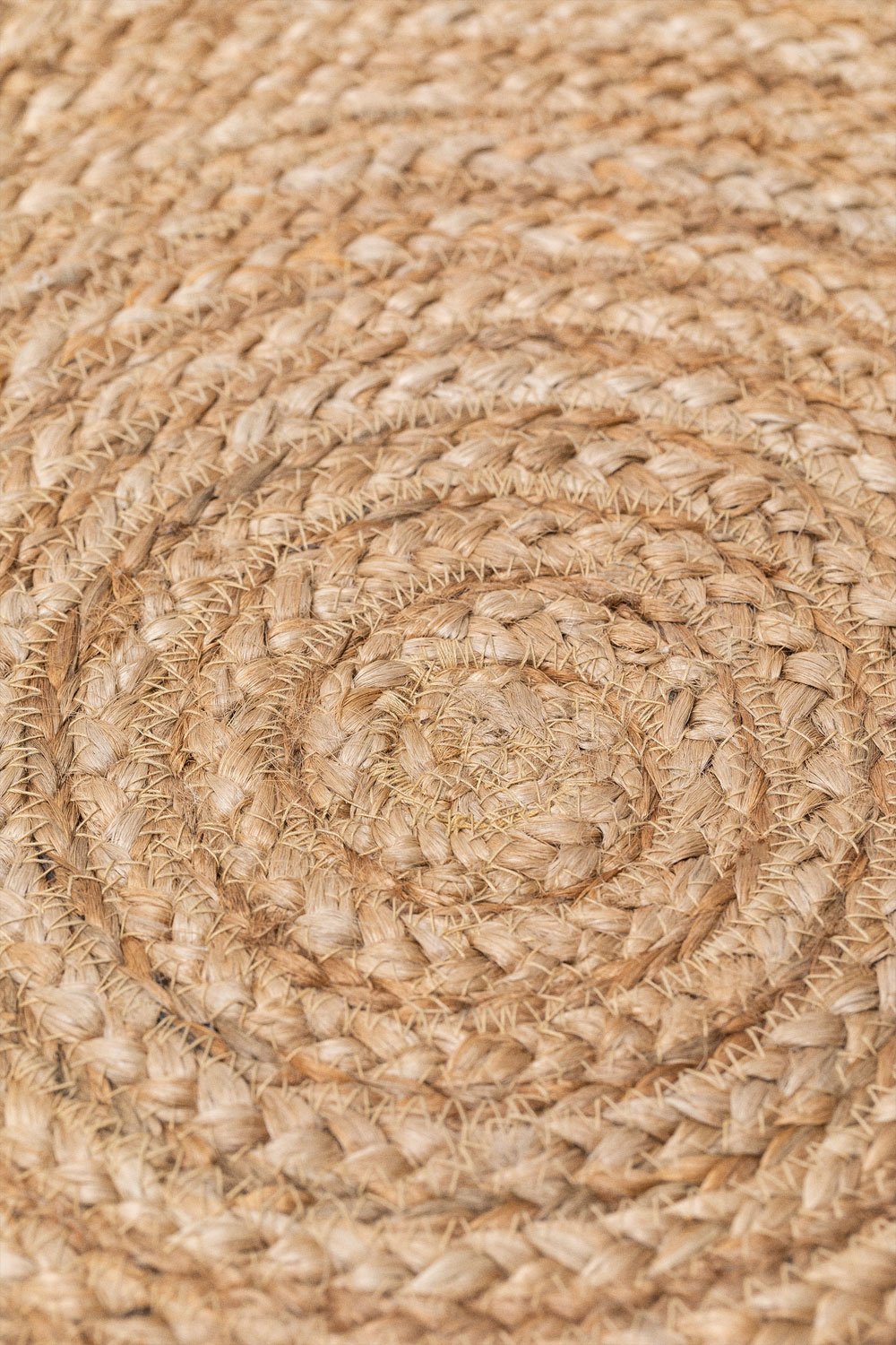 Runder Teppich aus Naturjute Ondes, Galeriebild 4