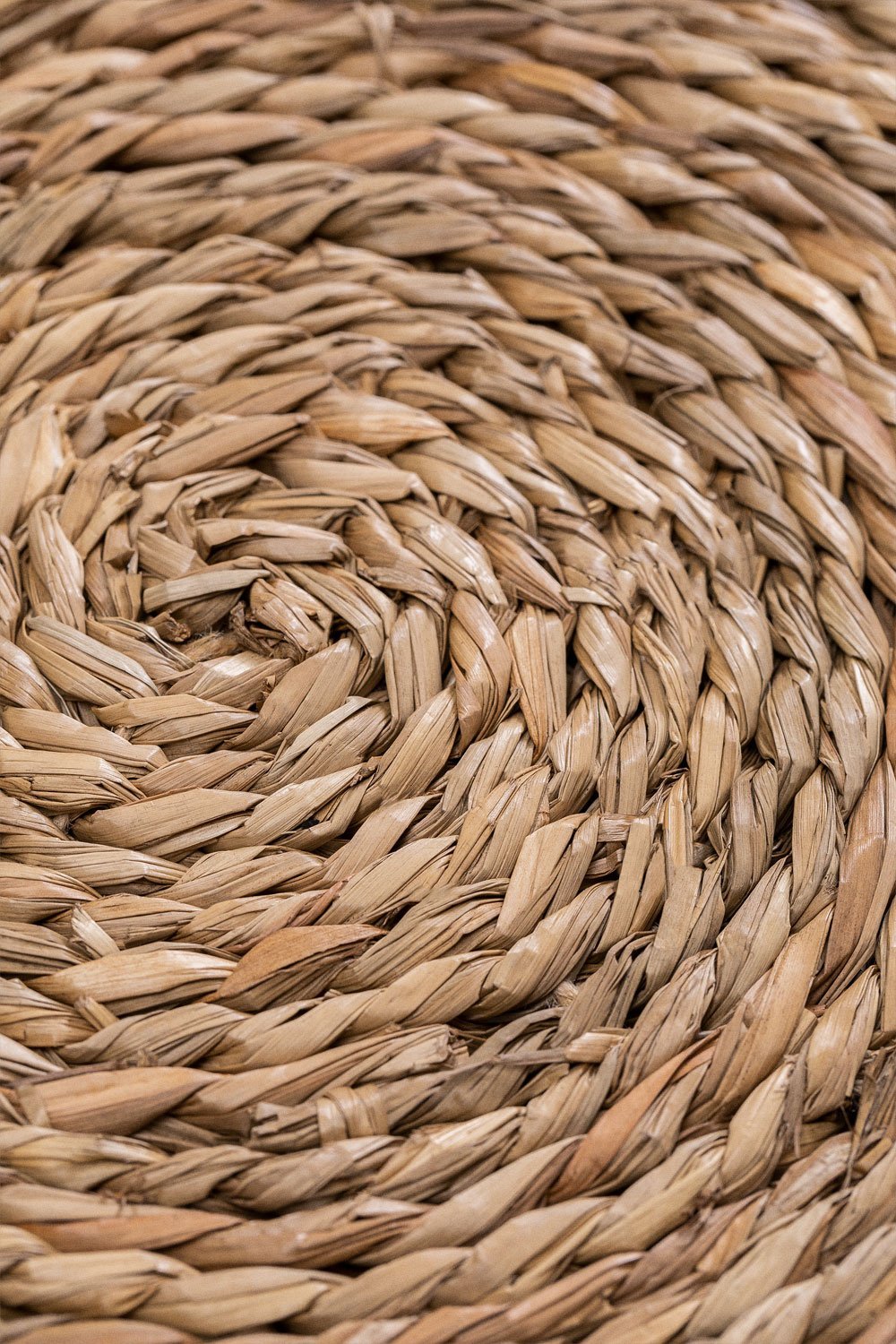 Runder Naturjute-Teppich (Ø145 cm) Drak, Galeriebild 4