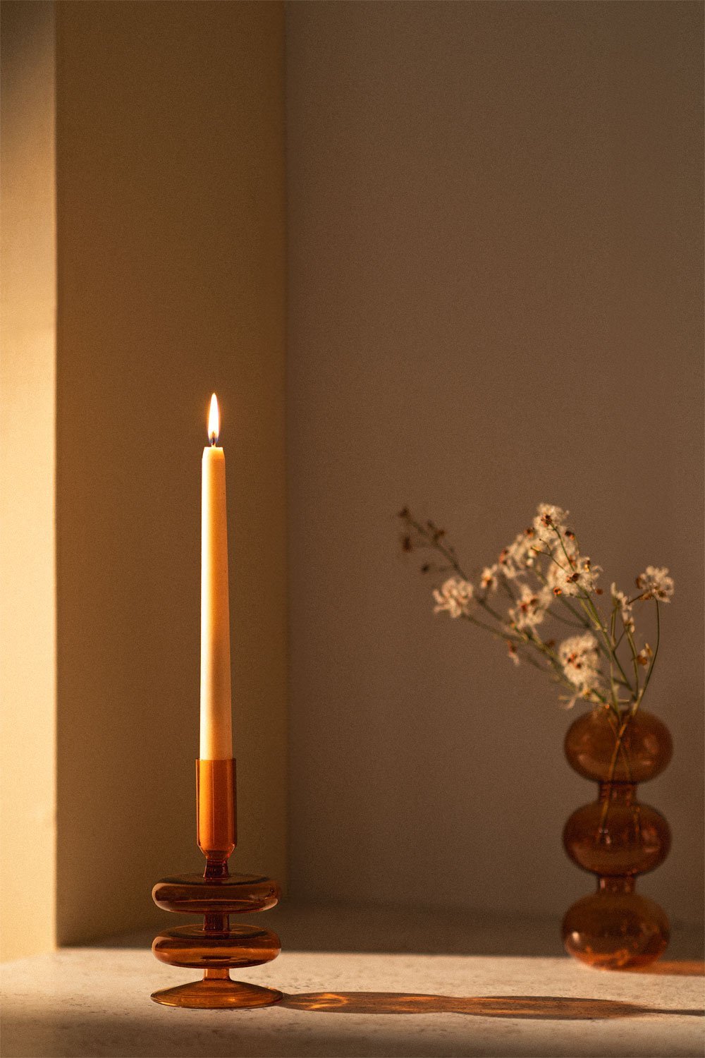 Kerzenhalter aus Glas Olmeto, Galeriebild 1
