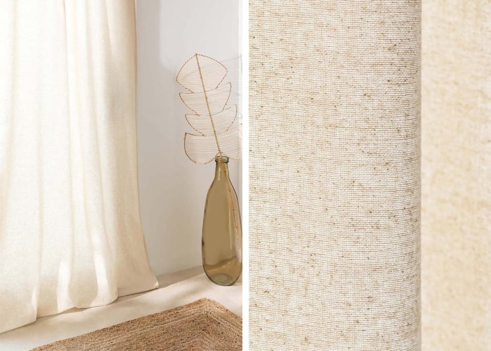 Vorhang 140x260 cm aus Baumwolle Zitra