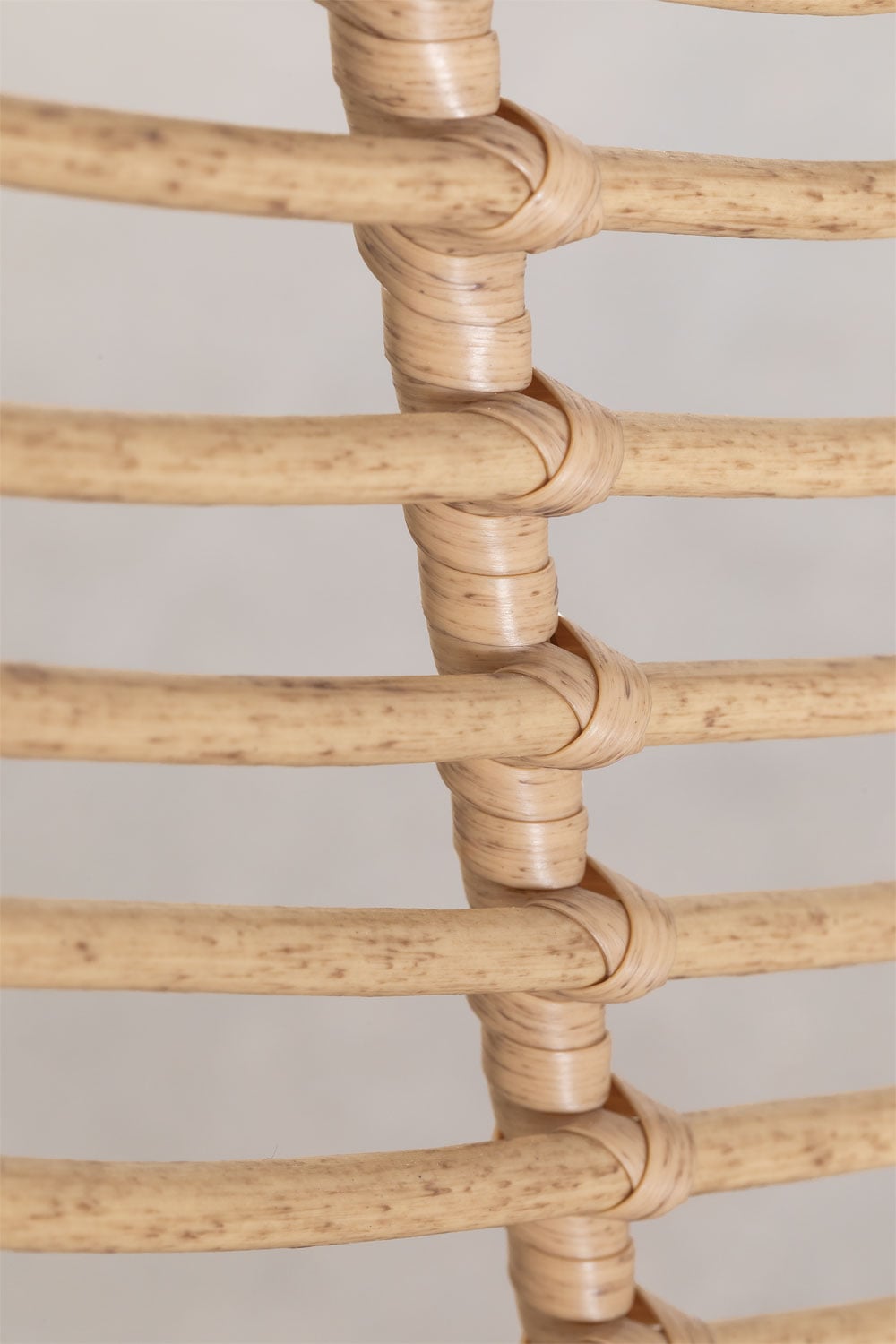 4er-Pack Esszimmerstühle aus natürlichem synthetischem Rattan von Gouda, Galeriebild 6