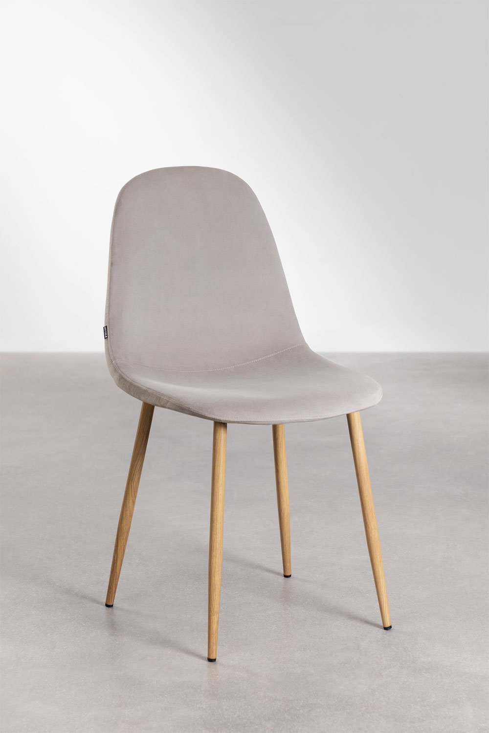 Packen Sie 2 Glamm-Esszimmerstühle aus Samt, Galeriebild 2