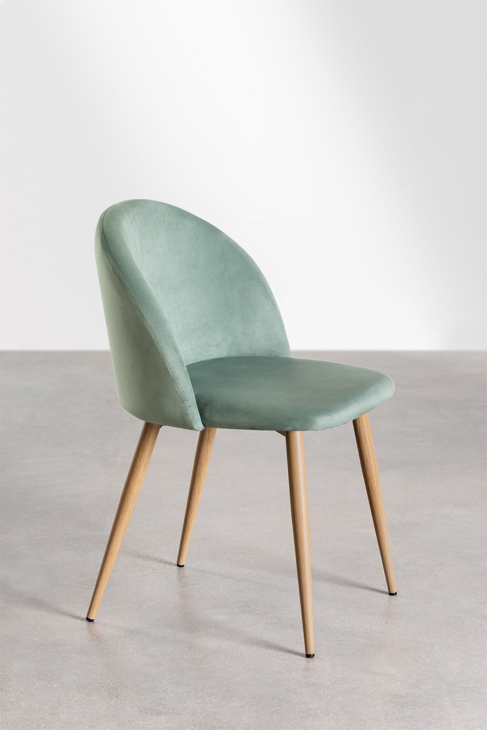 4er Set Esszimmerstühle aus Samt Kana , Galeriebild 4