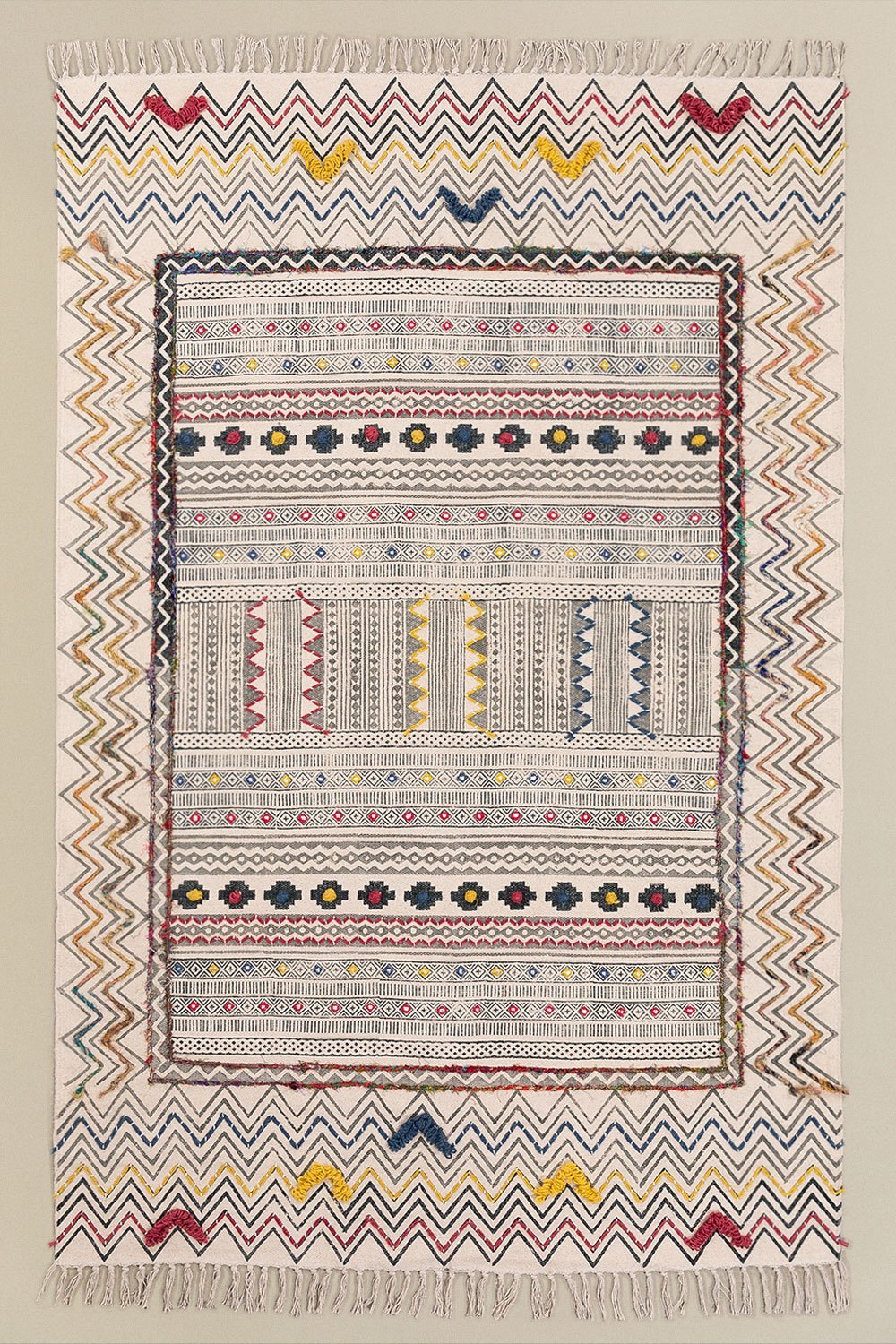 Teppich aus Baumwolle (189,5x124 cm) Bruce, Galeriebild 1
