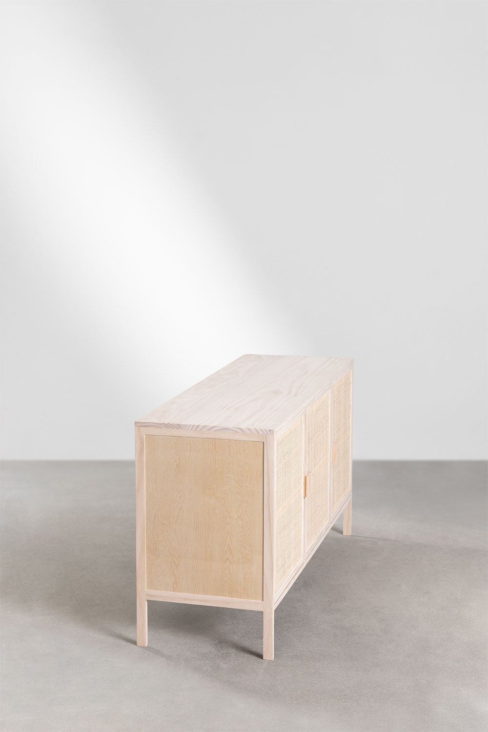 Sideboard aus Rattan und Holz Reyna, Galeriebild 3