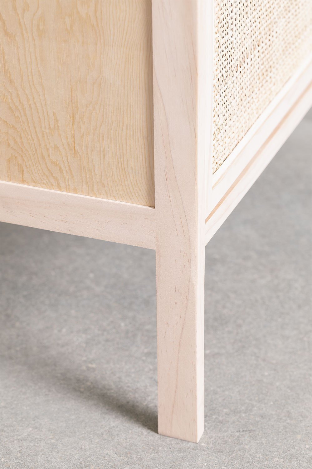Sideboard aus Rattan und Holz Reyna, Galeriebild 6